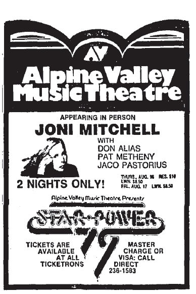 Ad published in the Chicago Tribune<br>
August 12, 1979; pg. G6  