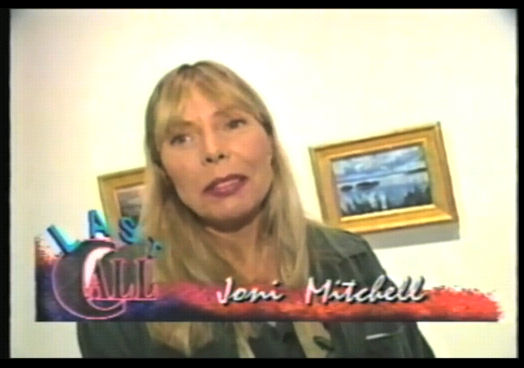 Joni's gallery opening was featured on <i><b>Last Call</i></b>, a late night CBS TV Series executive produced by Brandon Tartakoff. Produced and Photographed by Jason Goodman.

