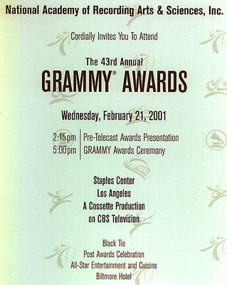 Grammy Invitation 