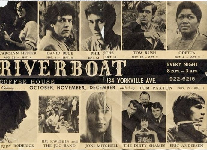 Playbill for The Riverboat Coffee House.