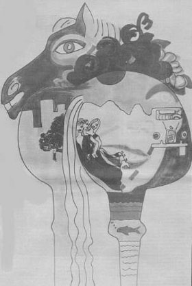 Drawing by JONI MITCHELL