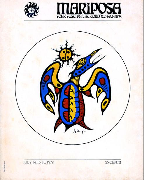 Program Cover. Cover art by Ojibwe artist Saul Williams of Weagamow,  Ontario