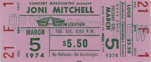 Unused Concert Ticket.