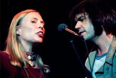 Joni and Neil Young.