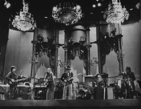The Band rehearsal with Joni for The Last Waltz.