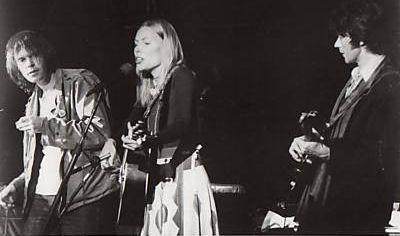 Neil Young, Joni and Robbie Robertson.