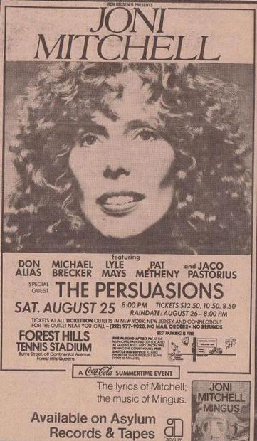 Newspaper Ad for this concert. 