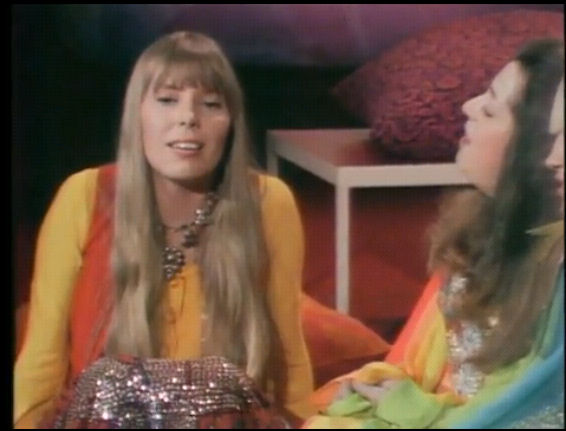 Cass Elliot joins Joni and Mary Travers in <i>I Shall Be Released</i>.