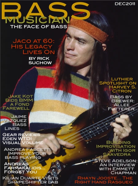 Joni Mitchell Library - Jaco At 60: His On: Bass Musician (Magazine), December 1, 2011