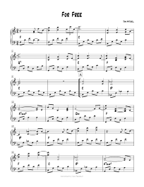 Joni Mitchell For Free Piano Part Only Transcription