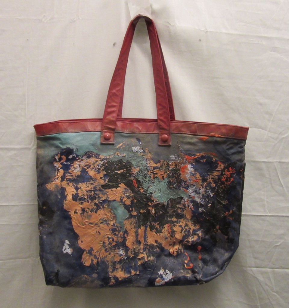 Painted handbag